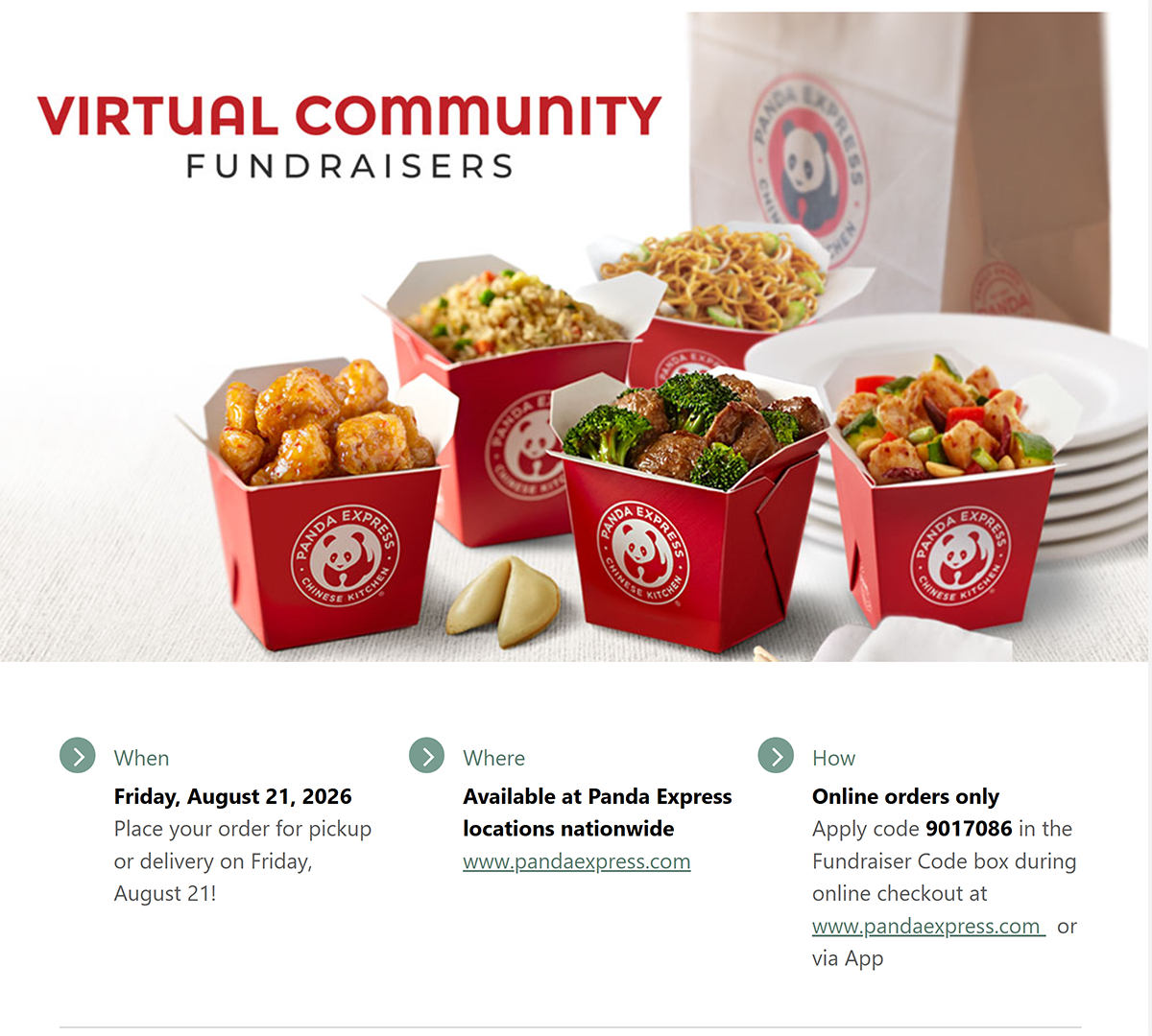 Panda Express flyer